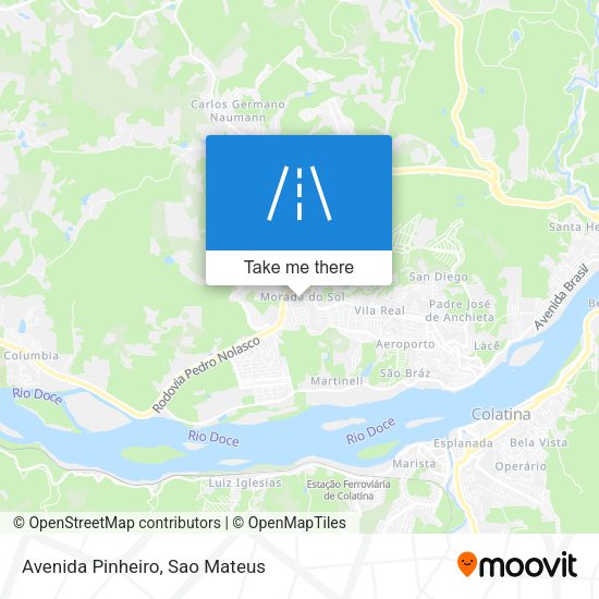 Avenida Pinheiro map