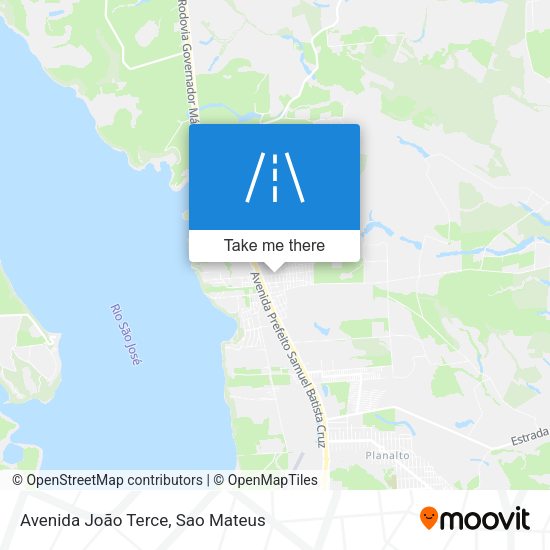 Avenida João Terce map