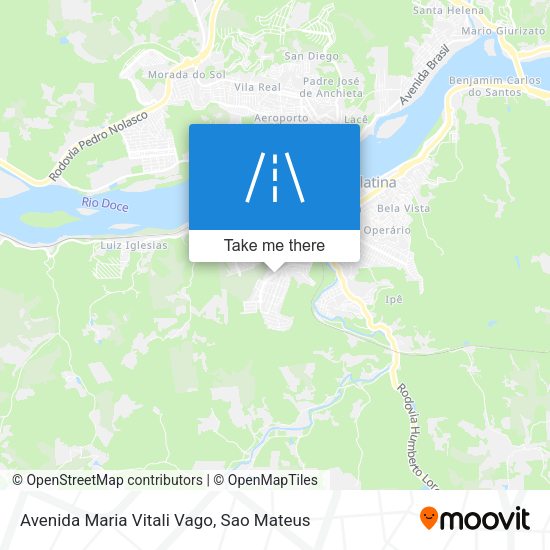 Avenida Maria Vitali Vago map