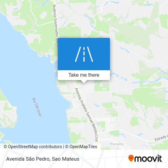 Avenida São Pedro map