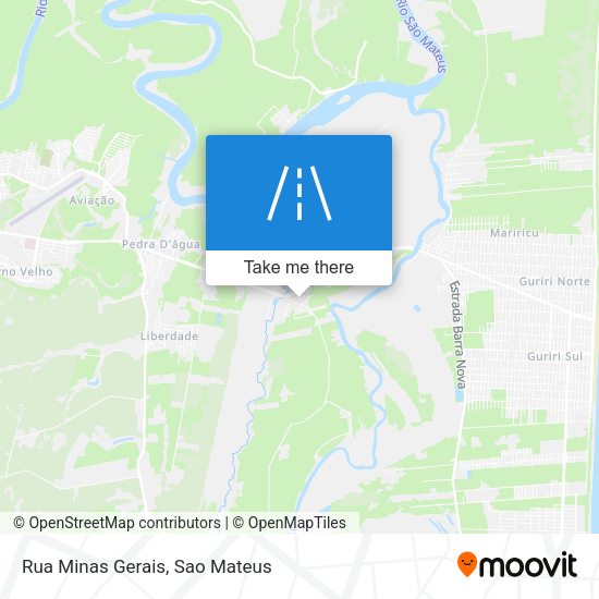 Rua Minas Gerais map