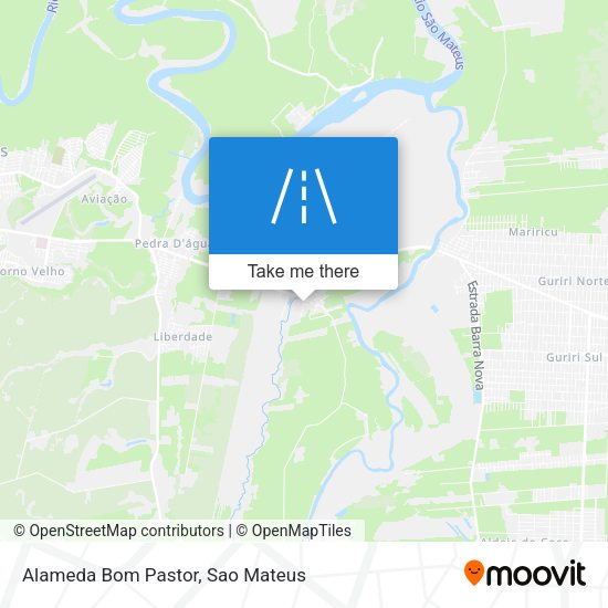 Alameda Bom Pastor map