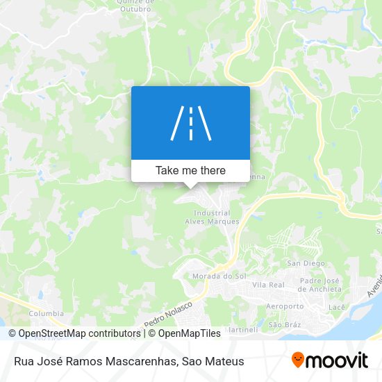 Rua José Ramos Mascarenhas map