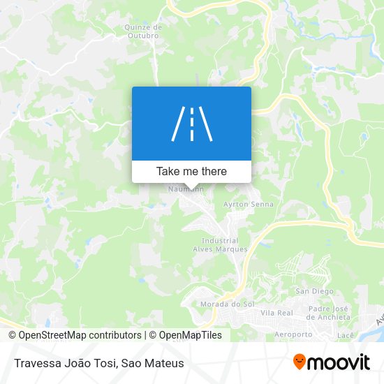 Travessa João Tosi map