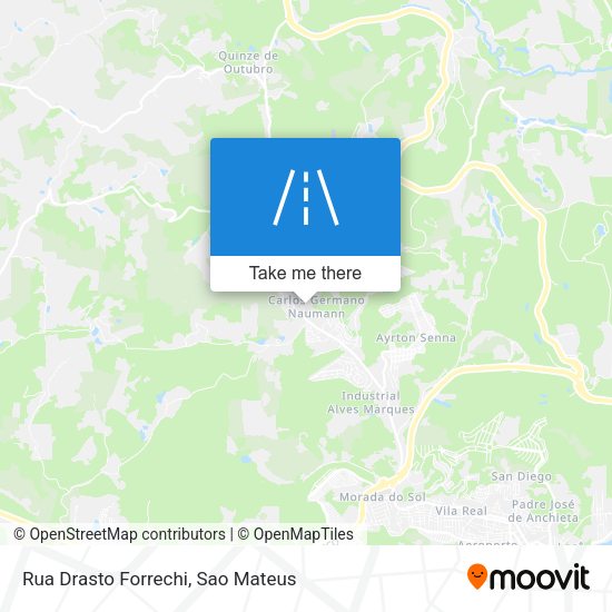 Rua Drasto Forrechi map