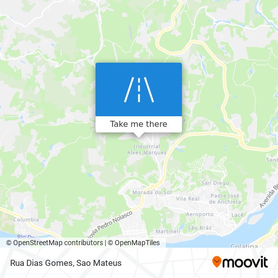 Rua Dias Gomes map