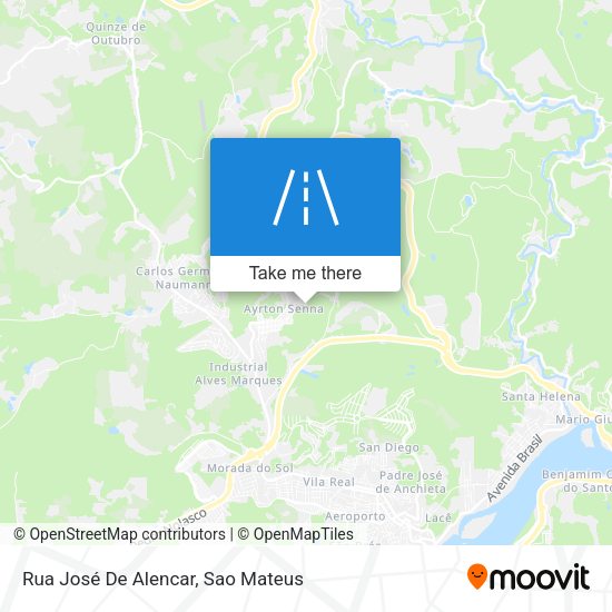 Rua José De Alencar map