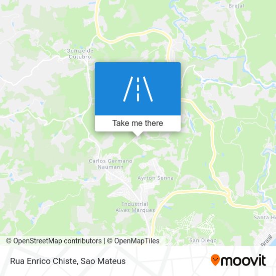 Rua Enrico Chiste map