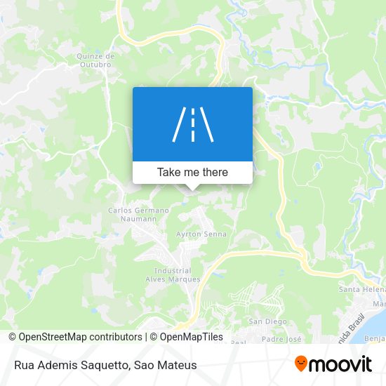 Rua Ademis Saquetto map