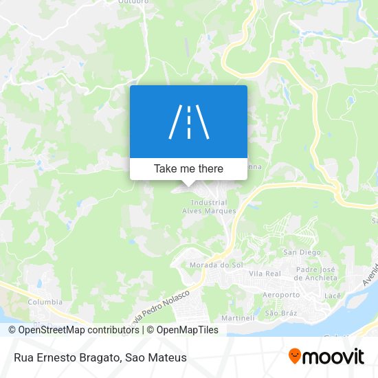 Rua Ernesto Bragato map