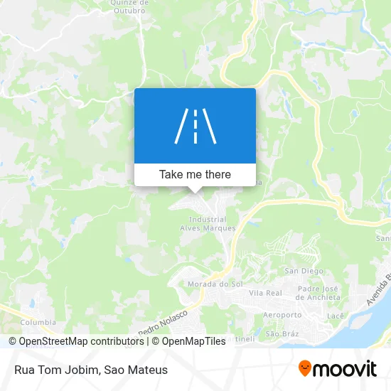 Rua Tom Jobim map