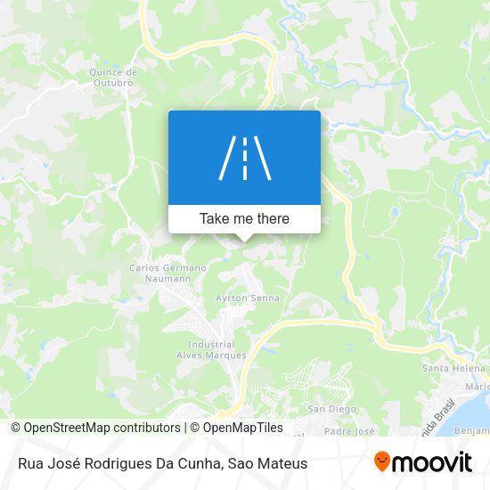 Rua José Rodrigues Da Cunha map