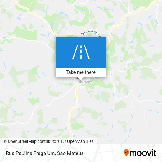 Rua Paulina Fraga Um map