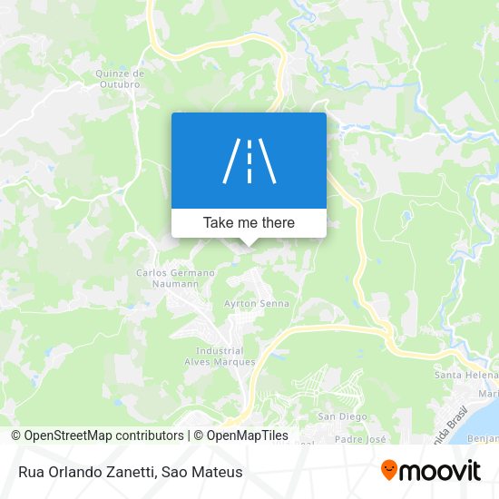 Rua Orlando Zanetti map