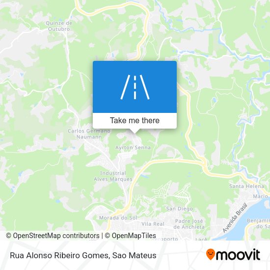 Rua Alonso Ribeiro Gomes map