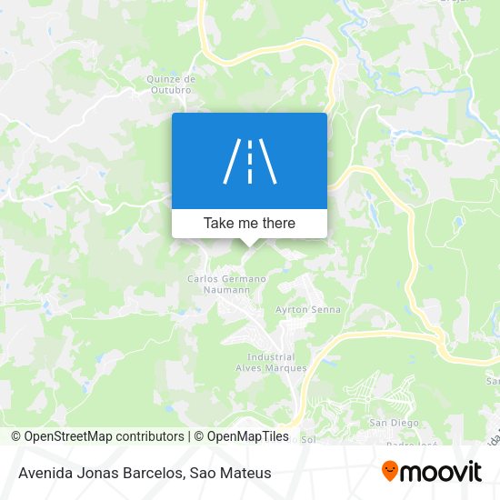 Avenida Jonas Barcelos map