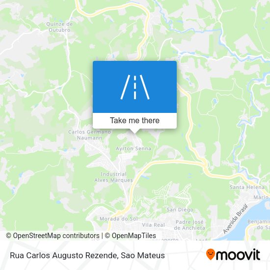 Rua Carlos Augusto Rezende map