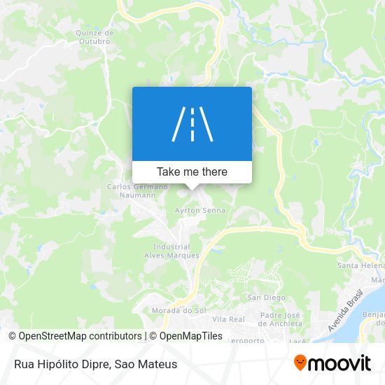 Rua Hipólito Dipre map