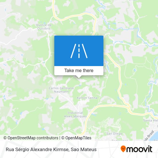 Rua Sérgio Alexandre Kirmse map