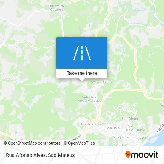 Rua Afonso Alves map