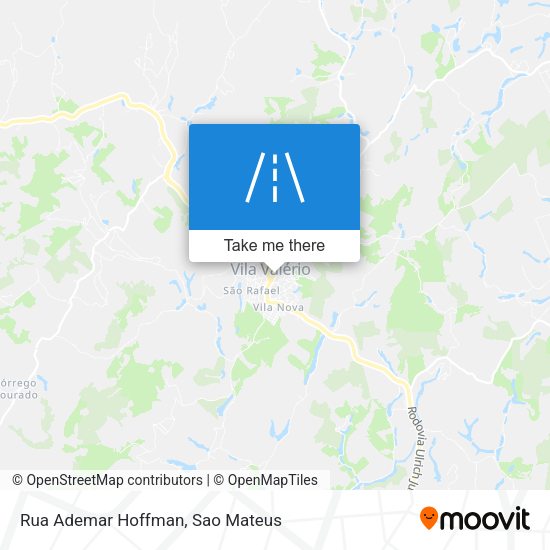 Rua Ademar Hoffman map