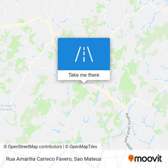 Rua Amarilia Carreco Favero map
