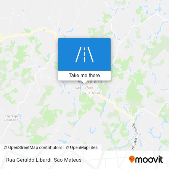 Rua Geraldo Libardi map