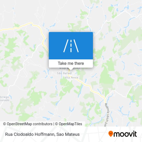 Rua Clodoaldo Hoffmann map