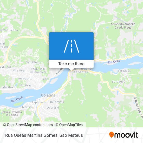 Rua Oseas Martins Gomes map