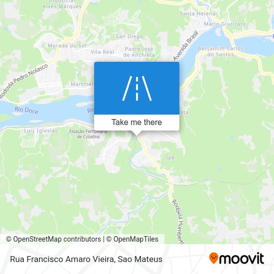 Rua Francisco Amaro Vieira map