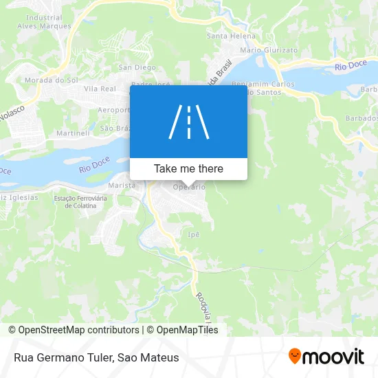 Rua Germano Tuler map