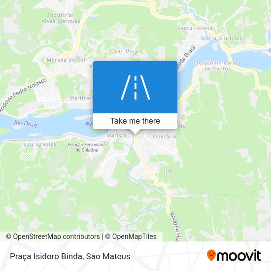 Praça Isidoro Binda map