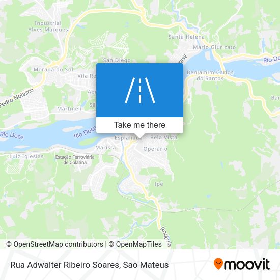 Rua Adwalter Ribeiro Soares map