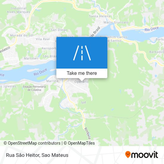 Rua São Heitor map