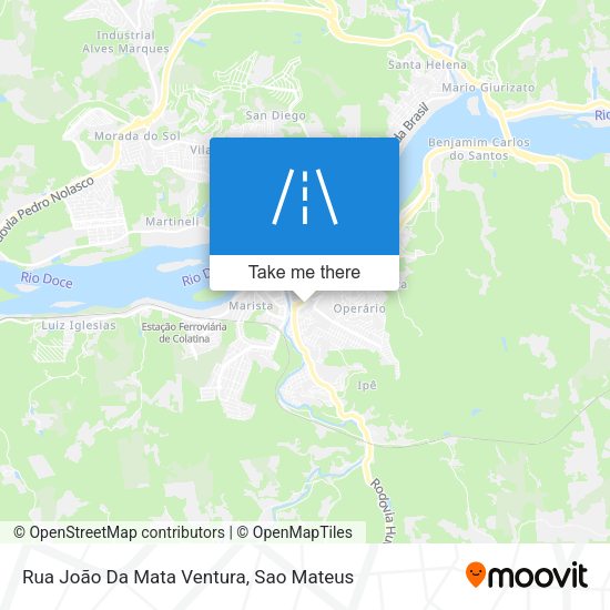 Rua João Da Mata Ventura map