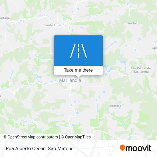 Rua Alberto Ceolin map