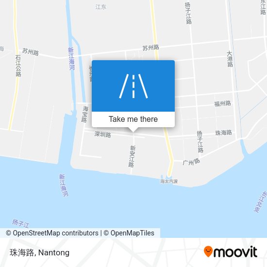 珠海路 map