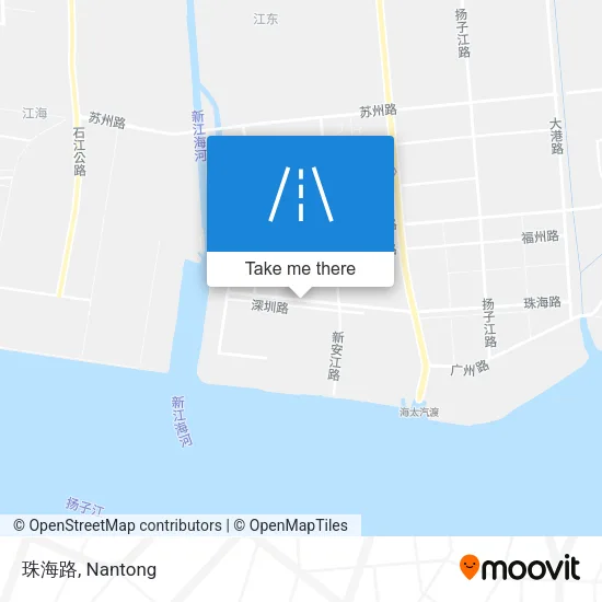 珠海路 map