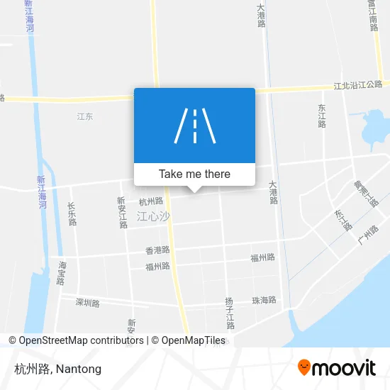 杭州路 map