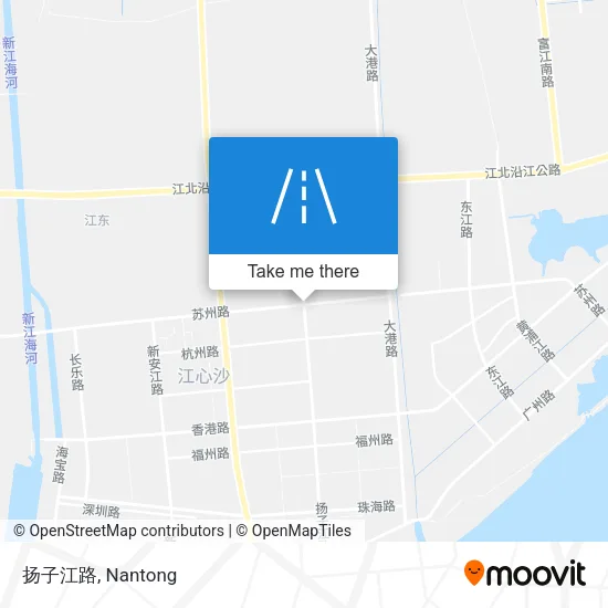 扬子江路 map