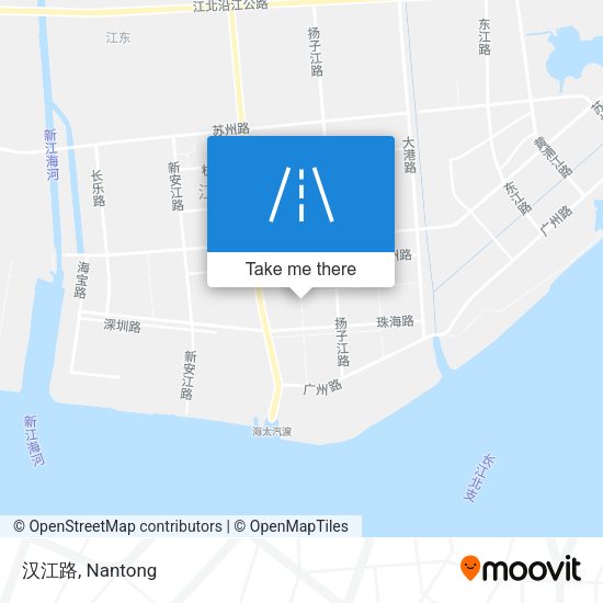 汉江路 map