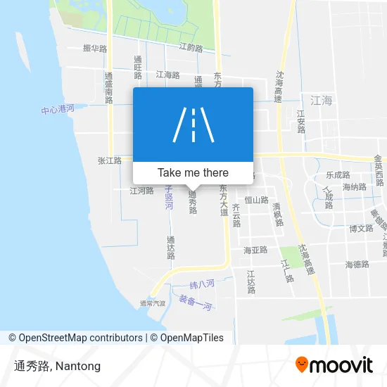 通秀路 map