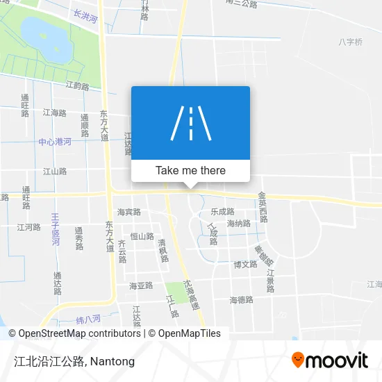 江北沿江公路 map