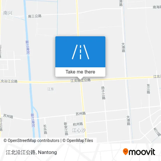 江北沿江公路 map