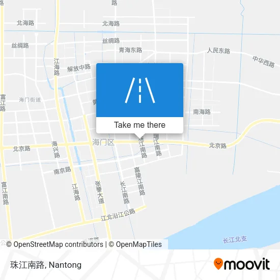珠江南路 map