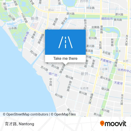 育才路 map