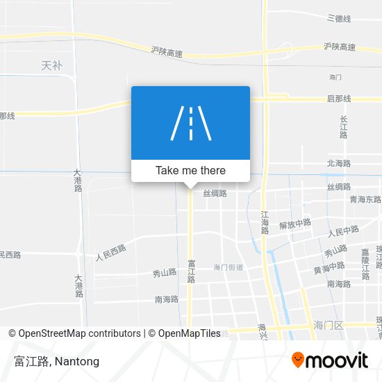 富江路 map