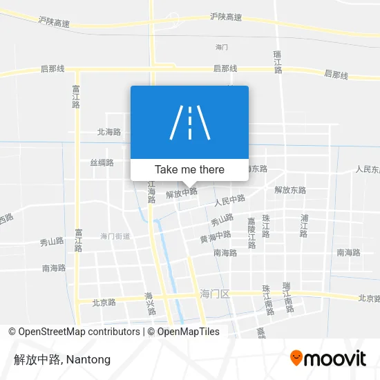 解放中路 map