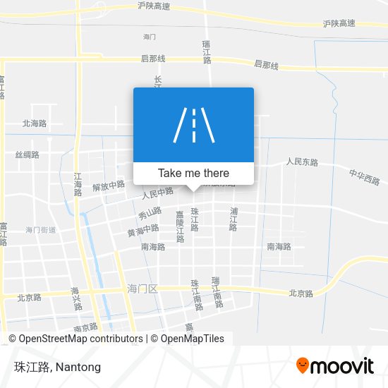 珠江路 map