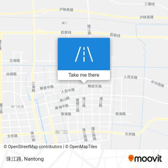 珠江路 map